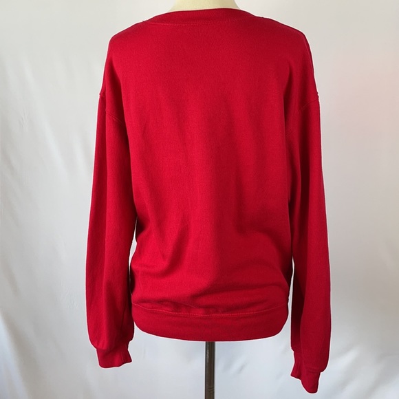 Grinch "The Nice List is So Overrated” Red Christmas Sweatshirt - Size Small - Picture 5 of 9